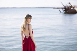 Red jumpsuit