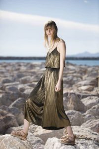 Gold jumpsuit