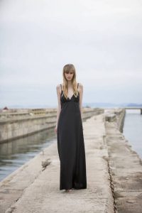 Long black dress