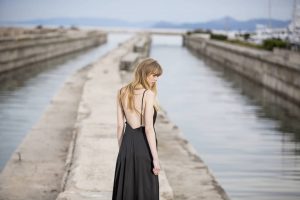 Long black dress