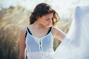 Long white dress