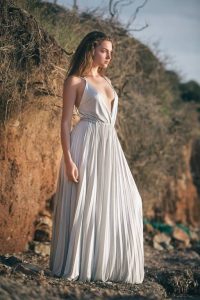 White long dress