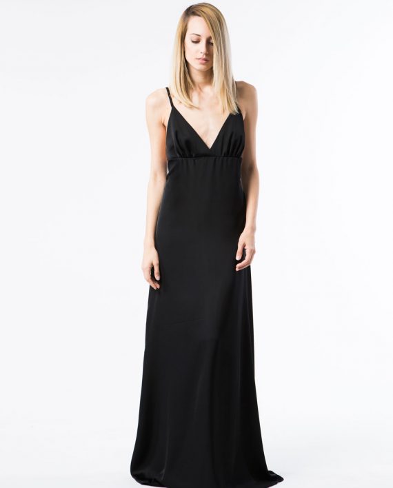 Our model in the Juliet Capulet Slip Dress Front