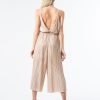 Our model dressed in the Daisy Buchanan Jumpsuit