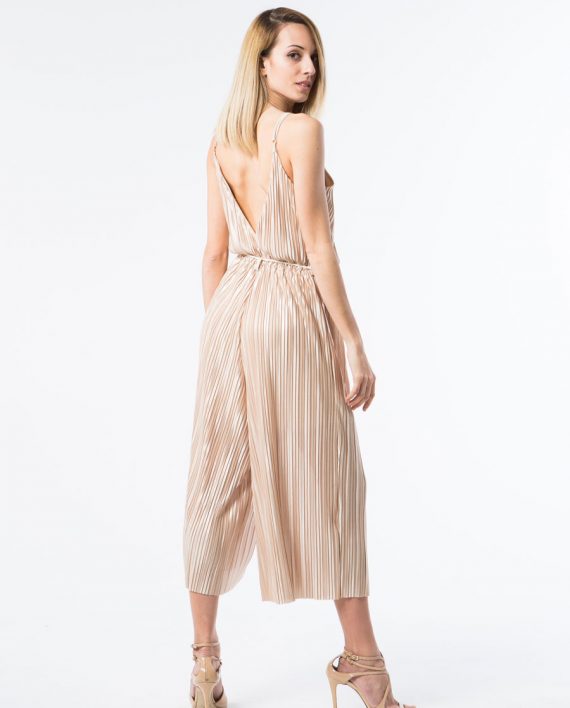 Our model dressed in the Daisy Buchanan Jumpsuit