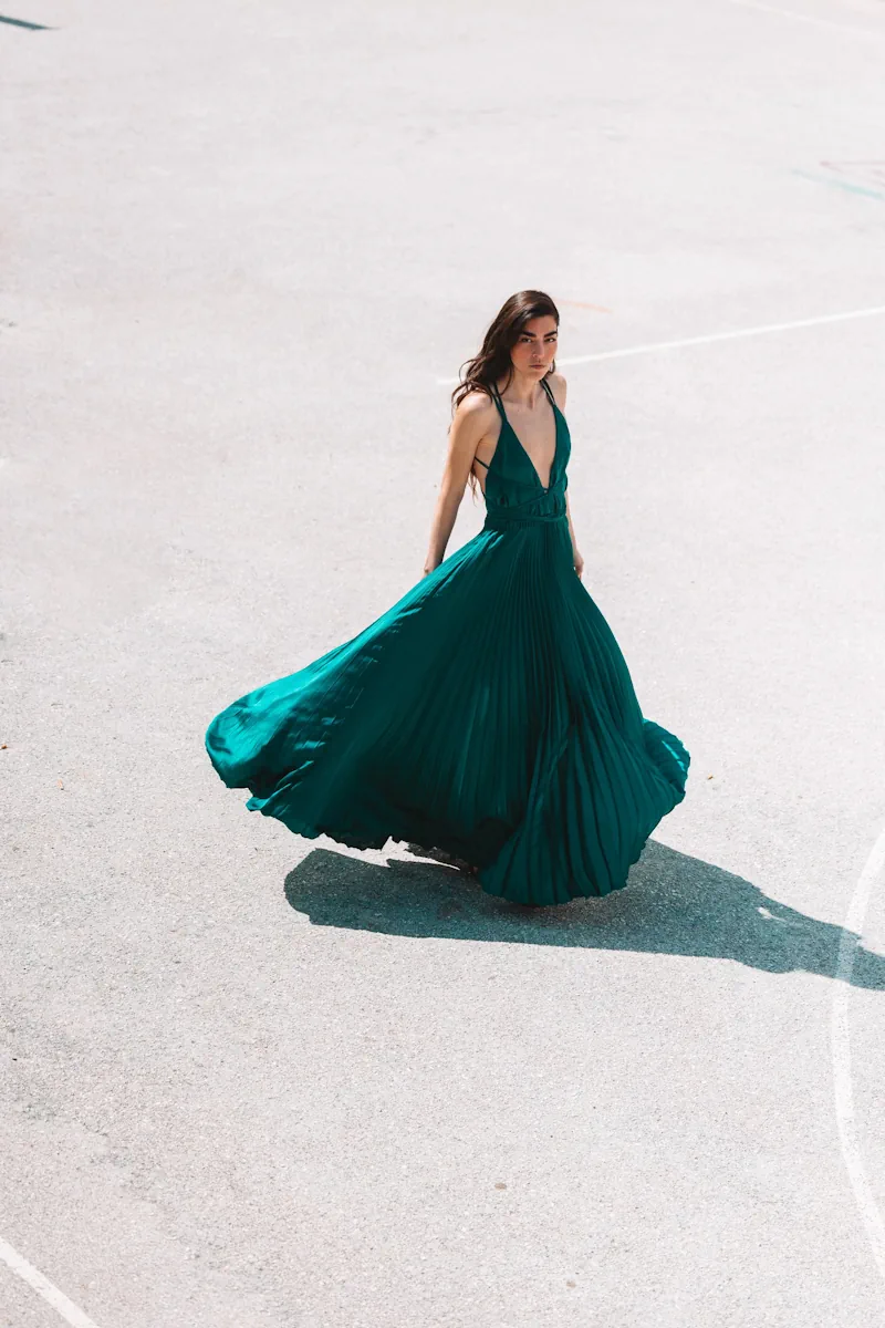 strapless open back dress Pleated Empire Waist Grecian Style Formal Dress main image 0