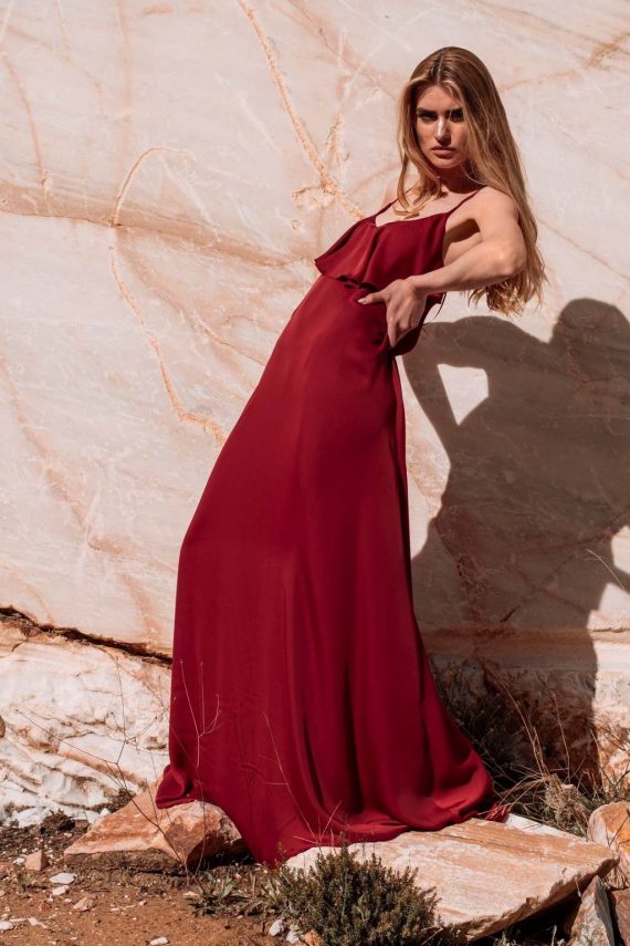 satine red dress Moulin Rouge Satine Red Satin Dress Nicole Kidman Eveing Prom Dress Hoprom