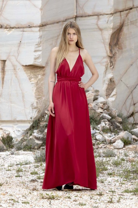 elvira hancock silk dress Elvira Hancock Maxi Dress