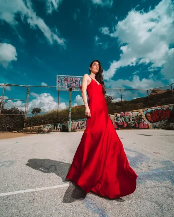 Verena Satin Maxi Dress